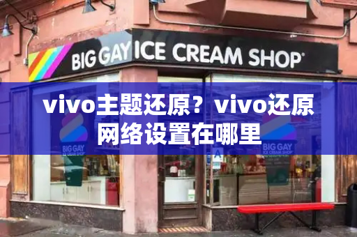 vivo主题还原？vivo还原网络设置在哪里-第1张图片-星选测评