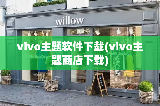 vivo主题软件下载(vivo主题商店下载)