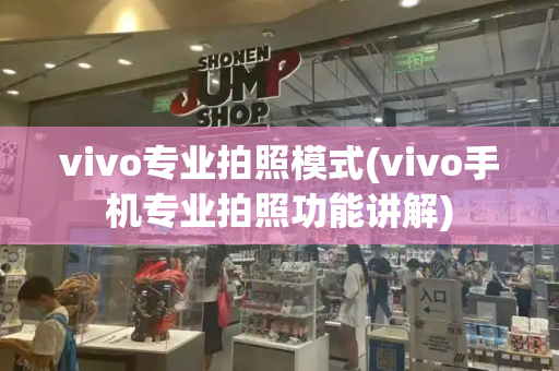 vivo专业拍照模式(vivo手机专业拍照功能讲解)-第1张图片-星选测评