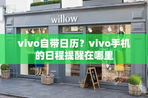 vivo自带日历？vivo手机的日程提醒在哪里