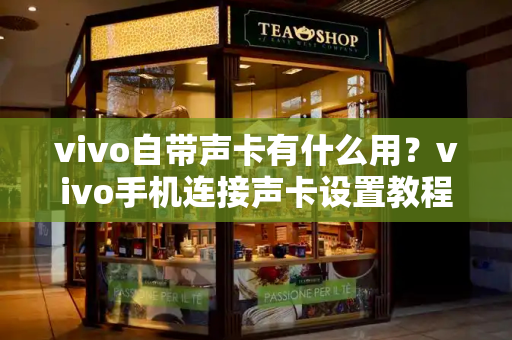 vivo自带声卡有什么用？vivo手机连接声卡设置教程