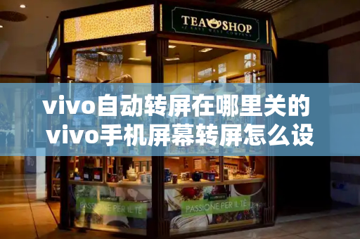 vivo自动转屏在哪里关的 vivo手机屏幕转屏怎么设置-第1张图片-星选测评