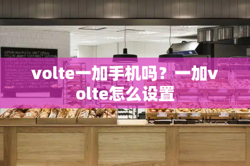 volte一加手机吗？一加volte怎么设置-第1张图片-星选测评