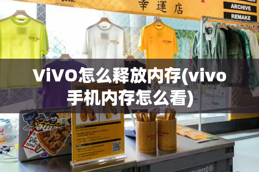 ViVO怎么释放内存(vivo手机内存怎么看)-第1张图片-星选测评