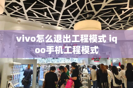 vivo怎么退出工程模式 iqoo手机工程模式