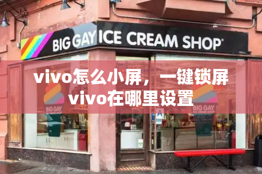 vivo怎么小屏，一键锁屏vivo在哪里设置-第1张图片-星选测评