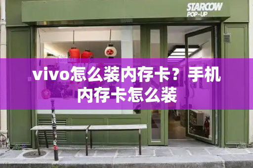 vivo怎么装内存卡？手机内存卡怎么装-第1张图片-星选测评