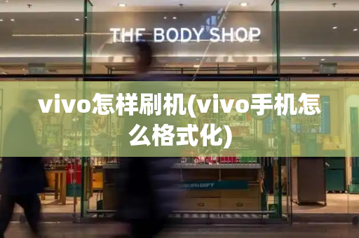 vivo怎样刷机(vivo手机怎么格式化)