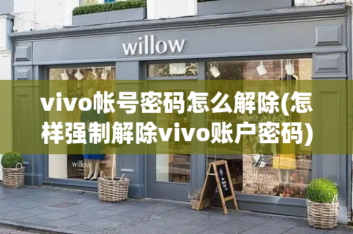 vivo帐号密码怎么解除(怎样强制解除vivo账户密码)