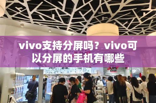 vivo支持分屏吗？vivo可以分屏的手机有哪些