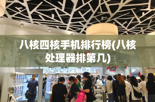 八核四核手机排行榜(八核处理器排第几)