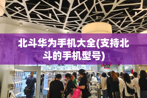 北斗华为手机大全(支持北斗的手机型号)-第1张图片-星选测评