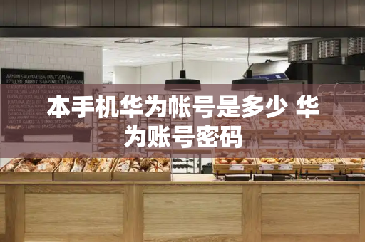 本手机华为帐号是多少 华为账号密码