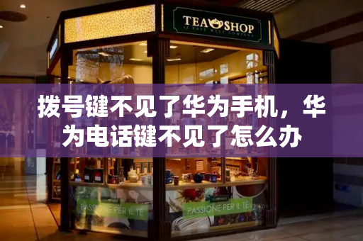 拨号键不见了华为手机，华为电话键不见了怎么办-第1张图片-星选测评