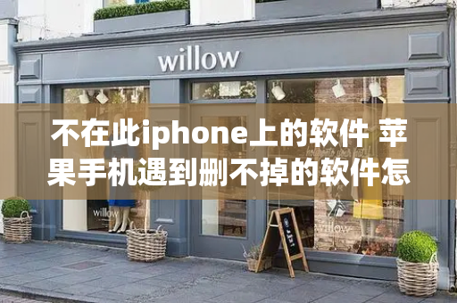 不在此iphone上的软件 苹果手机遇到删不掉的软件怎么办