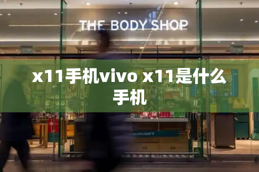 x11手机vivo x11是什么手机