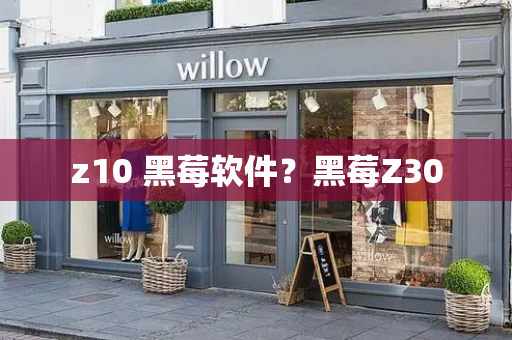 z10 黑莓软件？黑莓Z30-第1张图片-星选测评