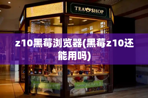 z10黑莓浏览器(黑莓z10还能用吗)