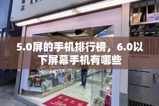 5.0屏的手机排行榜，6.0以下屏幕手机有哪些