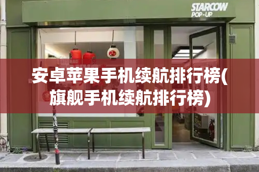 安卓苹果手机续航排行榜(旗舰手机续航排行榜)