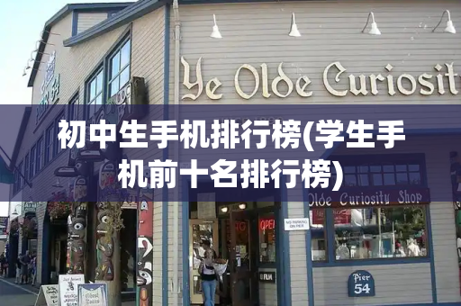 初中生手机排行榜(学生手机前十名排行榜)