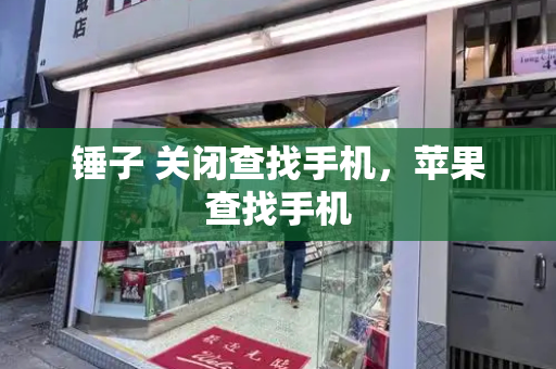 锤子 关闭查找手机，苹果查找手机-第1张图片-星选测评