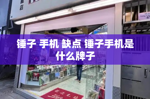 锤子 手机 缺点 锤子手机是什么牌子-第1张图片-星选测评