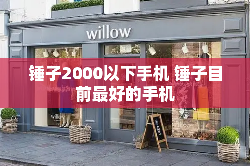 锤子2000以下手机 锤子目前最好的手机-第1张图片-星选测评