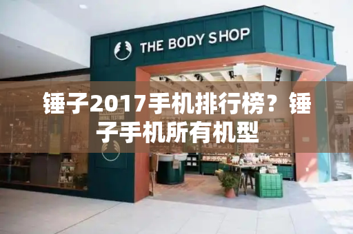 锤子2017手机排行榜？锤子手机所有机型