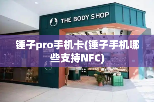 锤子pro手机卡(锤子手机哪些支持NFC)-第1张图片-星选测评