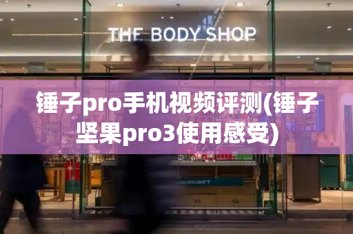 锤子pro手机视频评测(锤子坚果pro3使用感受)-第1张图片-星选测评