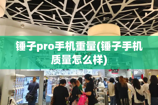 锤子pro手机重量(锤子手机质量怎么样)