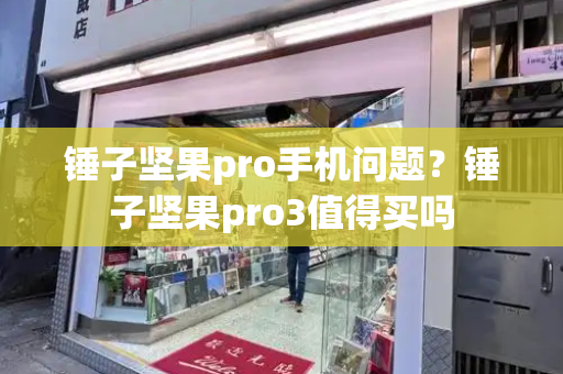 锤子坚果pro手机问题？锤子坚果pro3值得买吗