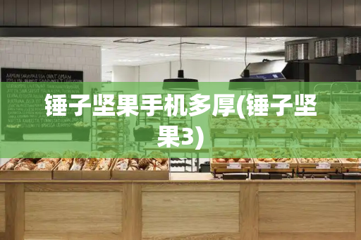 锤子坚果手机多厚(锤子坚果3)