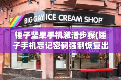 锤子坚果手机激活步骤(锤子手机忘记密码强制恢复出厂)