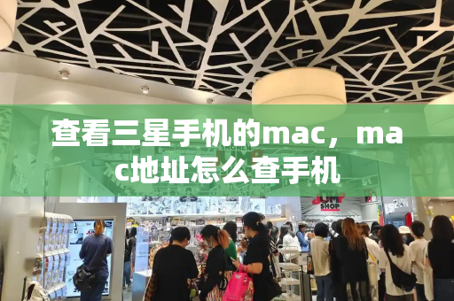 查看三星手机的mac，mac地址怎么查手机