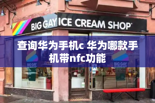 查询华为手机c 华为哪款手机带nfc功能-第1张图片-星选测评