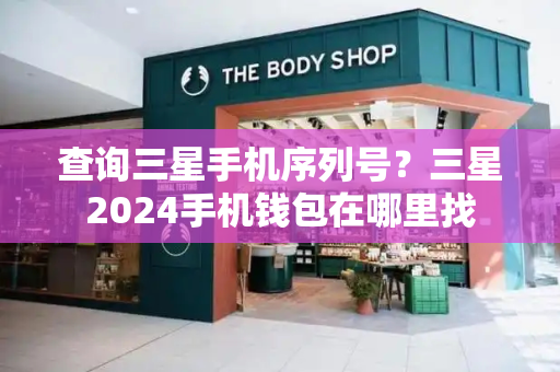 查询三星手机序列号？三星2024手机钱包在哪里找