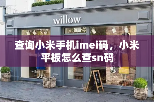 查询小米手机imei码，小米平板怎么查sn码