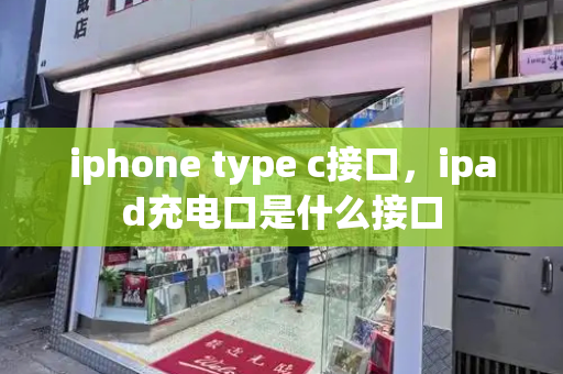 iphone type c接口，ipad充电口是什么接口-第1张图片-星选测评