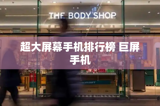 超大屏幕手机排行榜 巨屏手机-第1张图片-星选测评
