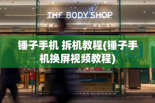 锤子手机 拆机教程(锤子手机换屏视频教程)