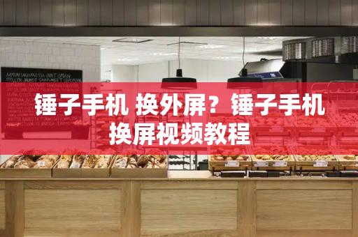 锤子手机 换外屏？锤子手机换屏视频教程