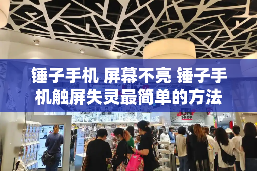 锤子手机 屏幕不亮 锤子手机触屏失灵最简单的方法
