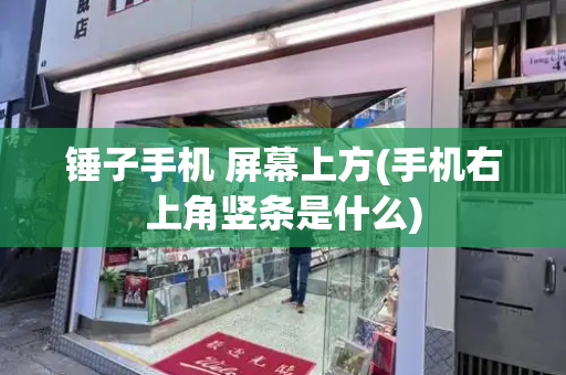 锤子手机 屏幕上方(手机右上角竖条是什么)-第1张图片-星选测评