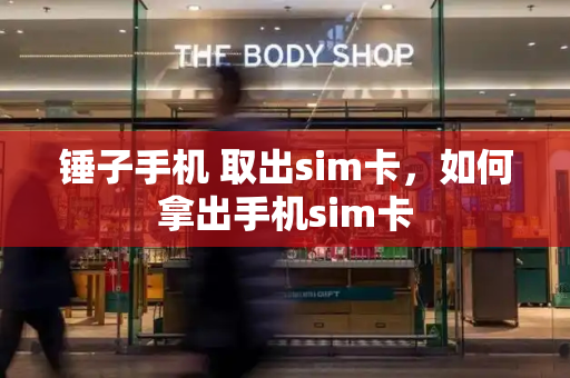 锤子手机 取出sim卡，如何拿出手机sim卡-第1张图片-星选测评
