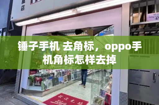 锤子手机 去角标，oppo手机角标怎样去掉