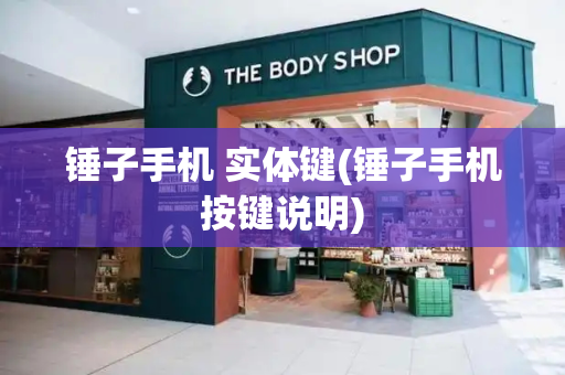 锤子手机 实体键(锤子手机按键说明)