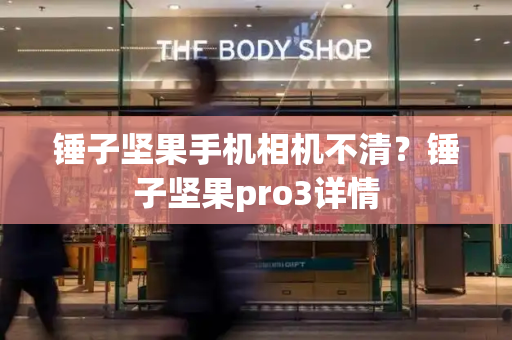 锤子坚果手机相机不清？锤子坚果pro3详情