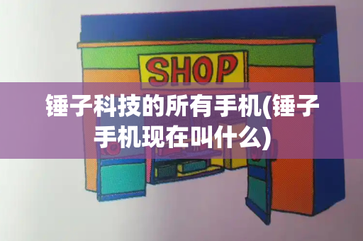 锤子科技的所有手机(锤子手机现在叫什么)-第1张图片-星选测评